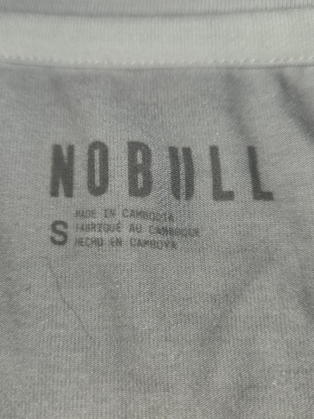 NWT NOBULL Womens TENCEL High Neck Ultrasoft Workout Tank Top White Logo Small - Picture 3 of 7